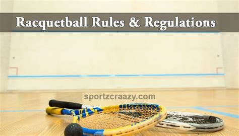 official racquetball rules and regulations